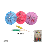 ESCARBADIENTES TIPO SOMBRILLA (10PCS) (FGPT-26)