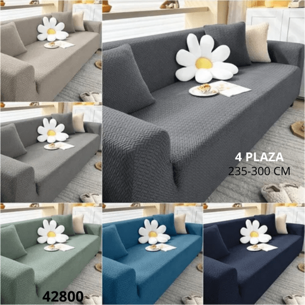 FUNDA P/SOFA ELASTICO 4 PLAZA (CXBYT-22-74)