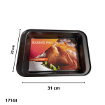 ASADERA TEFLON 22X31CM SWEET TIME (F5-3222)