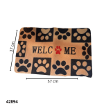 ALFOMBRA WELCOME C/DISEÑO 37X57CM (MY-033)