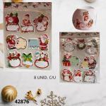 STIKERS NAVIDEÑO 8 UNID (202)