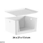 CAJA ORGANIZADORA FLOW C/TAPA OU BLANCO