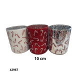 PORTA VELA NAVIDEÑO 10CM (CHAT-2)