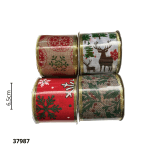 ROLLO CINTA NAVIDEÑA 6.5CM (SDCTB-06)