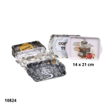 BANDEJA INOX C/DISEÑO 14X21CM (SRSR-1)