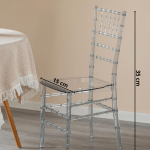 SILLA TIFFANY TIPO ACRILICO TX-1962