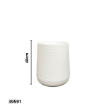 MACETA BLANCA LUDU 35CM (KD9975)