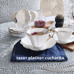 SET TAZA C/PLATITO Y CUCHARITA GA821-7K1203