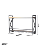 REPISA DE MADERA 2 PISOS 33X80 (TQ005)