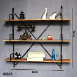 REPISA DE MADERA 3 PISOS 42X80 (TQ028)