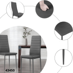 SILLA CUERINA NEGRO (DC-7018H)