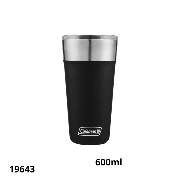 VASO TERMICO COLEMAN 600ML NEGRO