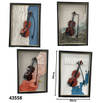 CUADRO DECORATIVO VIOLIN 49X69CM (F740-001)