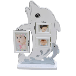 PORTA RETRATO C/DISEÑO DE DELFIN FRAME GF01642 (P/3 FOTOS)