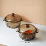 BOWLS DE VIDRIO C/ TAPA DELI GLASSWARE QING PING GUO HW06080