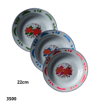 PLATO ENLOZADO HONDO 22CM