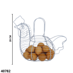GALLINA PORTA HUEVOS DE METAL (DCW-355)