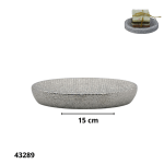 JABONERA CERAMICA PLATEADO (RP25-1-1)