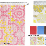 CORTINA DE BAÑO 180X180CM JH (34253)