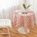 MANTEL REDONDO C/DISEÑO 175CM (34400)