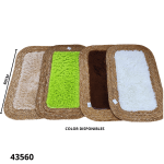 ALFOMBRA YUTE PELUDO 80CM (JD581)