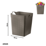 CANASTO P/ROPA FLEXIBLE 18LT SANREMO SR1918/2