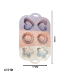 MOLDE SILICONA P/CUPCAKE X6 (GDW-05) (})