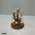 CUPULA LUZ LED BASE DE MADERA (0784-15)