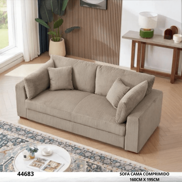 SOFA CAMA COMPRIMIDO 160CM X 195CM (JJ-SF-5)