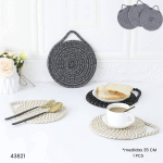 INDIVIDUAL REDONDO C/COLGADOR 35CM (F732-009)