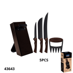 JUEGO PARA ASADO C/GARRA CHURRASCO TRAMONTINA 5PCS 22999/045