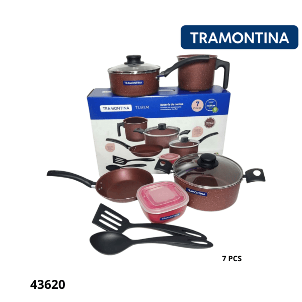JUEGO DE CACEROLA TURIM TRAMONTINA 27899/526 (7PCS)