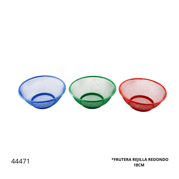 FRUTERA REJILLA REDONDO 18CM (F-8777)