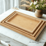 JUEGO DE BANDEJA DESAYUNO BAMBU X 3PCS (F-13125)