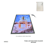 PANEL LED PUBLICITARIO 60X120 COLGANTE