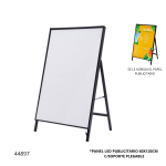 PANEL LED PUBLICITARIO 60X120 C/SOPORTE PLEGABLE