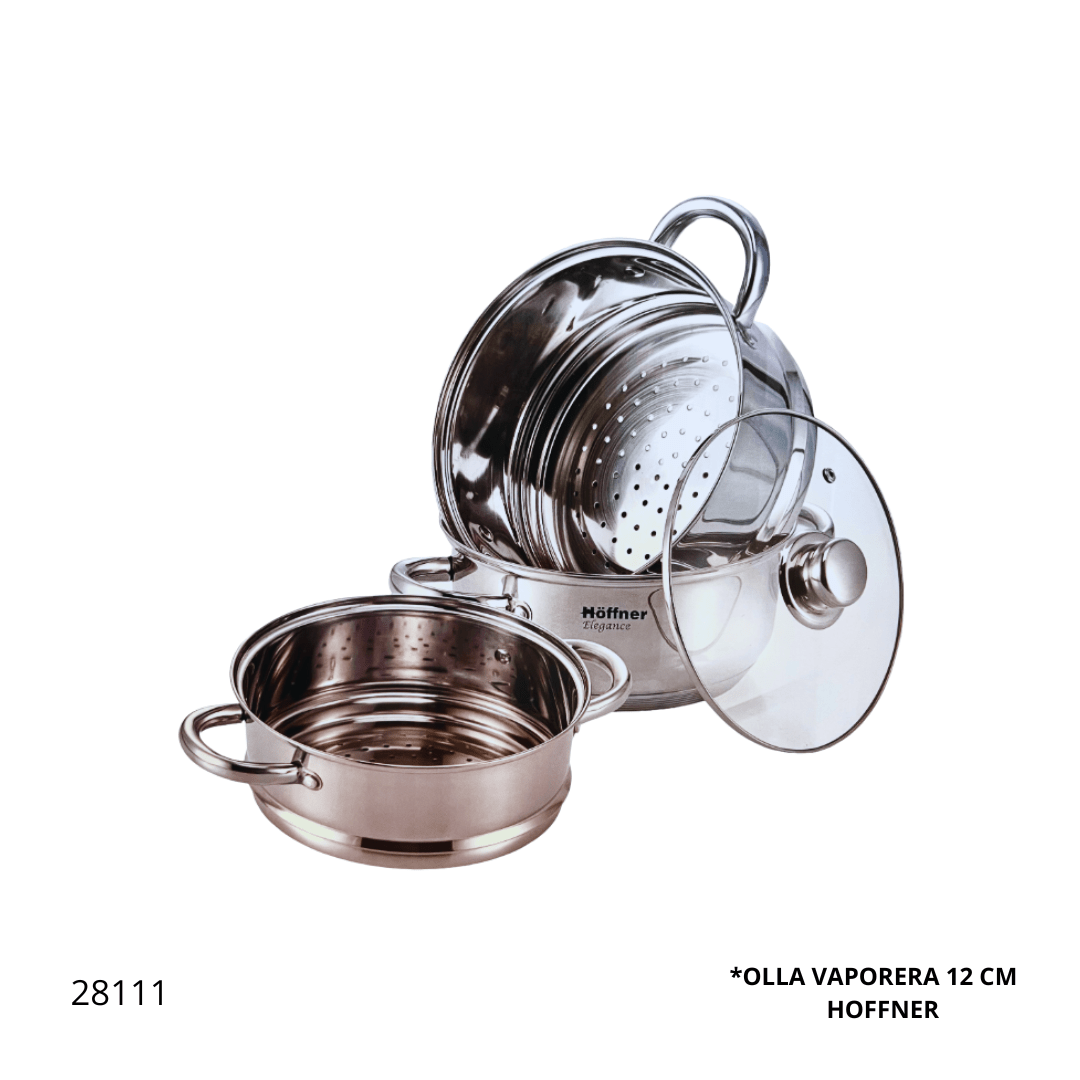 5901832192435 OLLA VAPORERA 12CM HOFFNER HF-9243 (3PCS) - Imagen 1