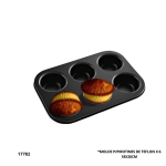 MOLDE P/PIROTINES DE TEFLON X 6 (F-2735-6)