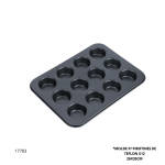 MOLDE P/ PIROTINES DE TEFLON X12 (FTL-3426-DK)