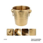 BALDE CHAMPAÑERA 18CM DORADO INOX (F-3770-18CM)