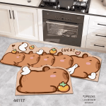 JUEGO DE ALFOMBRAS CAPIBARA 2PCS (MY-056)