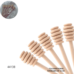 CUCHARA P/MIEL 5PC 12CM (PAQ-38)