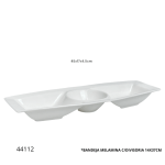 BANDEJA MELAMINA C/DIVISORIA 14X37CM (A238B)