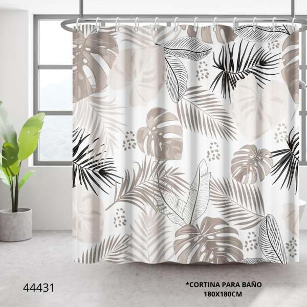 CORTINA PARA BAÑO 180X180CM SH005-1
