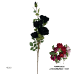 VARA ROSA ATERCIOPELADA 115CM (50943-48)