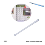 BARRA P/CORTINA 70CM A 120CM BLANCO (35251-1)