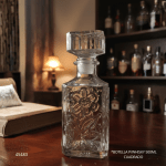 BOTELLA P/WHISKY 500ML CUADRADO (770-5)