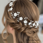 TOCADO C/PERLAS Y FLORES (HW4232-4)
