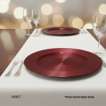 POSA PLATO ROJO 33CM (664-4)