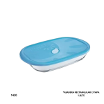 ASADERA RECTANGULAR C/TAPA SEMPRE 6112 (1.8LT)